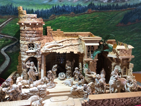 Turmkrippe, handgefertigtes Unikat